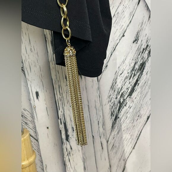 Gold chain belt multi strands tassels - Picture 5 of 7